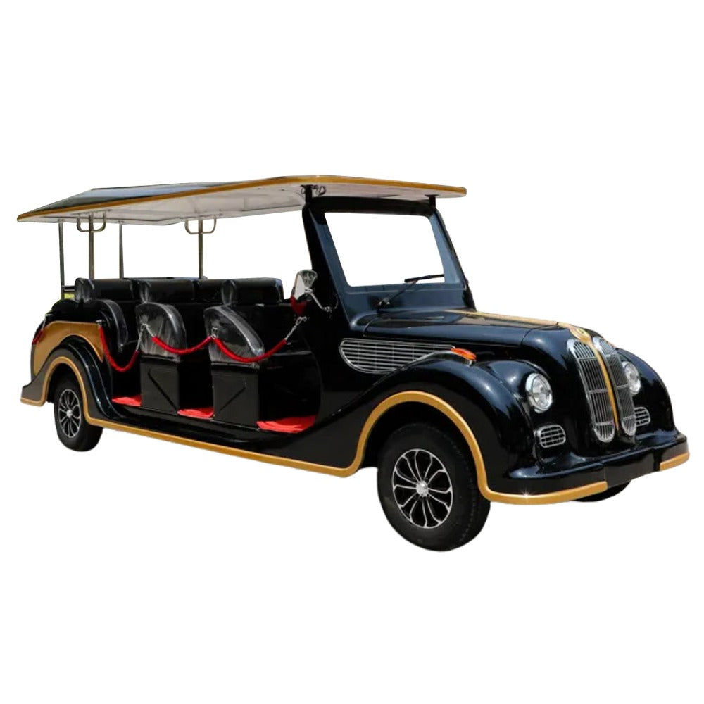 Classic Vintage Electric Golf Cart Crusader Luxury 6+ 2 Seater by Gulf Buggy