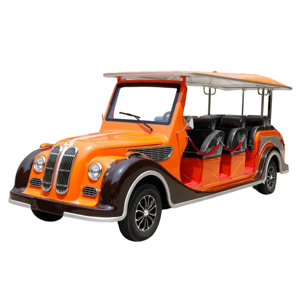 Classic Vintage Electric Golf Cart Crusader Luxury 6+ 2 Seater by Gulf Buggy