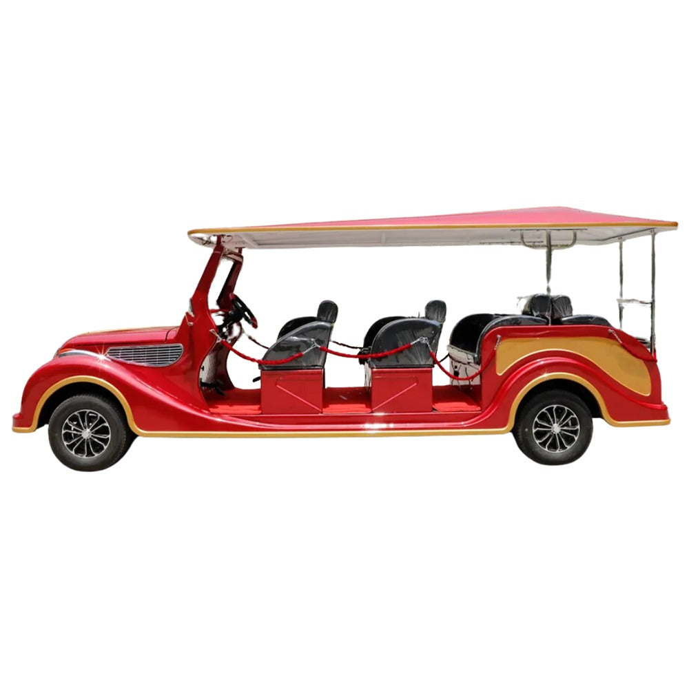 Classic Vintage Electric Golf Cart Crusader Luxury 6+ 2 Seater by Gulf Buggy