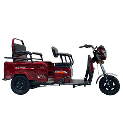 Megawheels Hybrid Electric Tricycle for Cargo or 3 Passengers 48 v