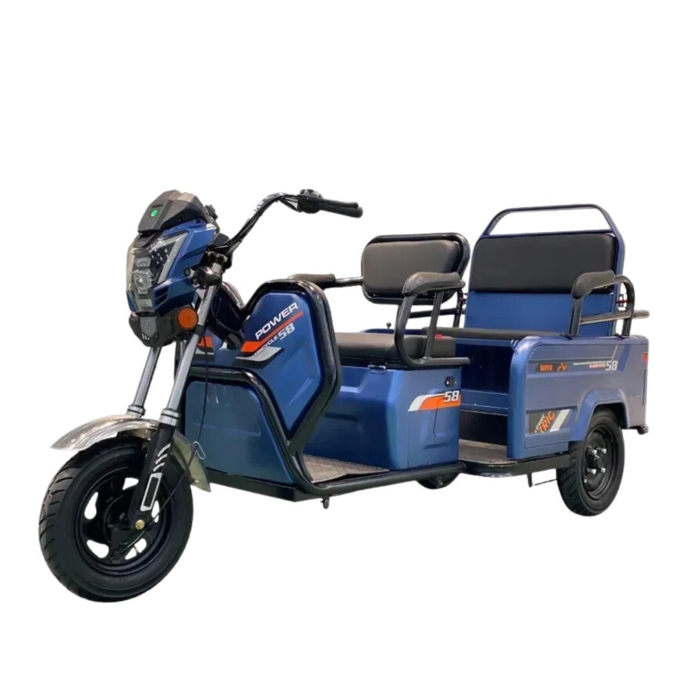 Megawheels Hybrid Electric Tricycle for Cargo or 3 Passengers 48 v