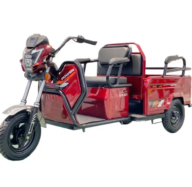 Megawheels Hybrid Electric Tricycle for Cargo or 3 Passengers 48 v