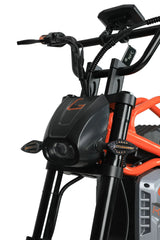 Close-up of the electric bike 
