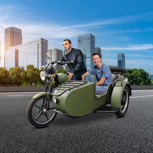 Megawheels Harley Style 200 CC Off Road Motorbike With Side by Side Car Retro Classic Motorcycle