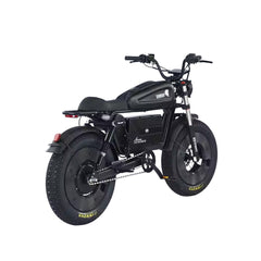 Megawheels Black Warrior Fat Harley Electric MotorBike 48 V Scooter With Removable Lithium Battery