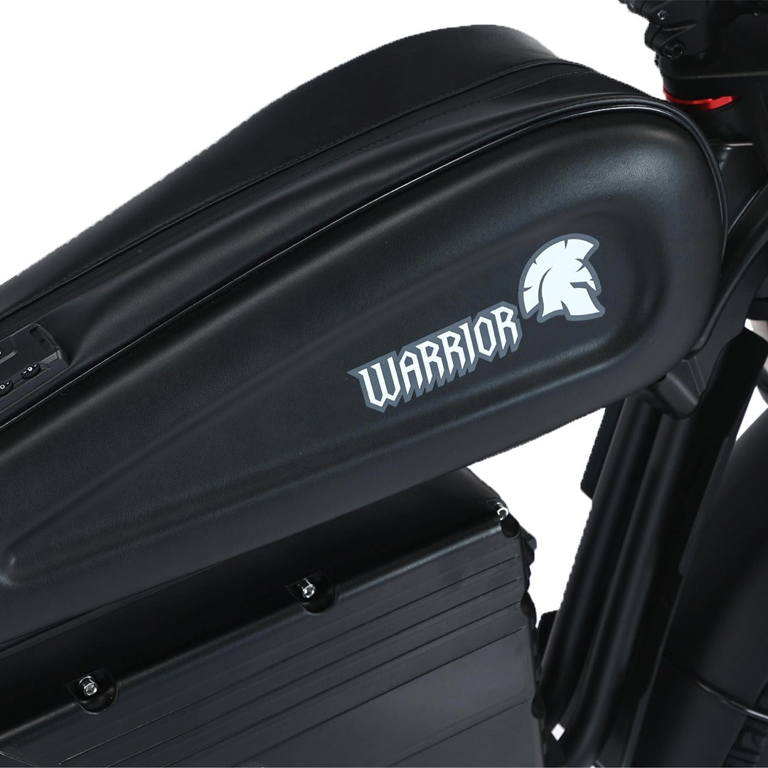 Megawheels Black Warrior Fat Harley Electric MotorBike 48 V Scooter With Removable Lithium Battery