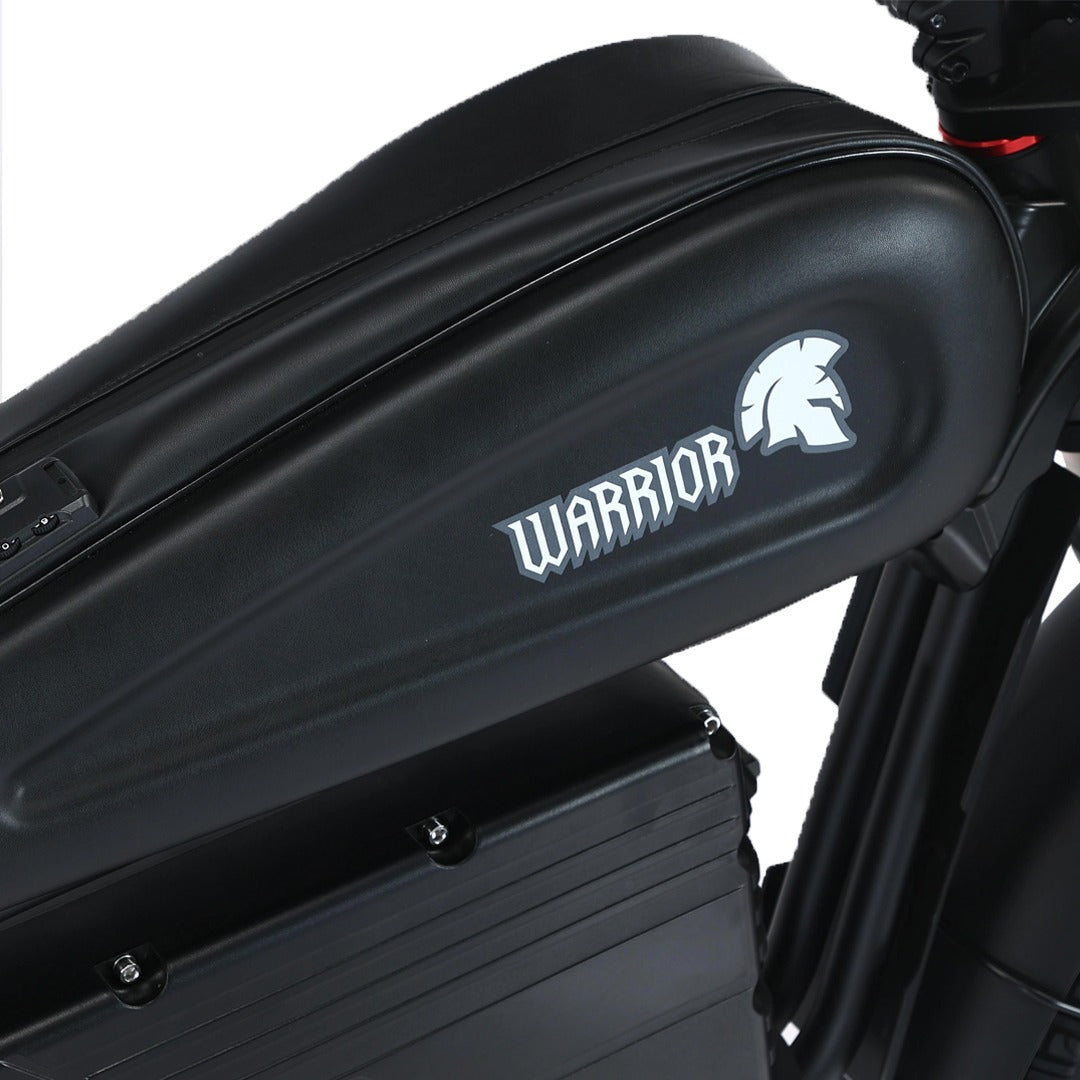 Megawheels Black Warrior Fat Harley Electric MotorBike 48 V Scooter With Removable Lithium Battery