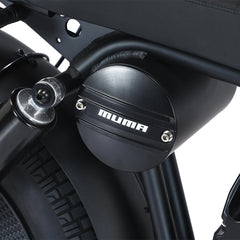 Megawheels Black Warrior Fat Harley Electric MotorBike 48 V Scooter With Removable Lithium Battery