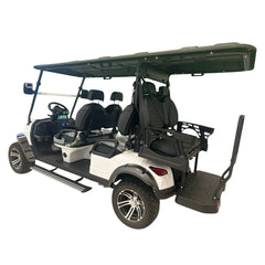 Megawheel VLR Electric Golf Cart 4+2 Seater Lithium Battery Off-Road Radial Tyres With Warranty