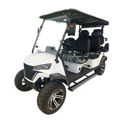 Megawheel VLR Electric Golf Cart 4+2 Seater Lithium Battery Off-Road Radial Tyres With Warranty