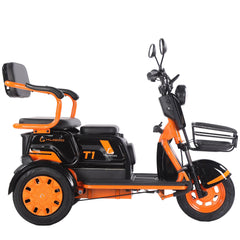 Kugoo 3-Wheel Electric Tricycle Bike with Seat Battery 48V
