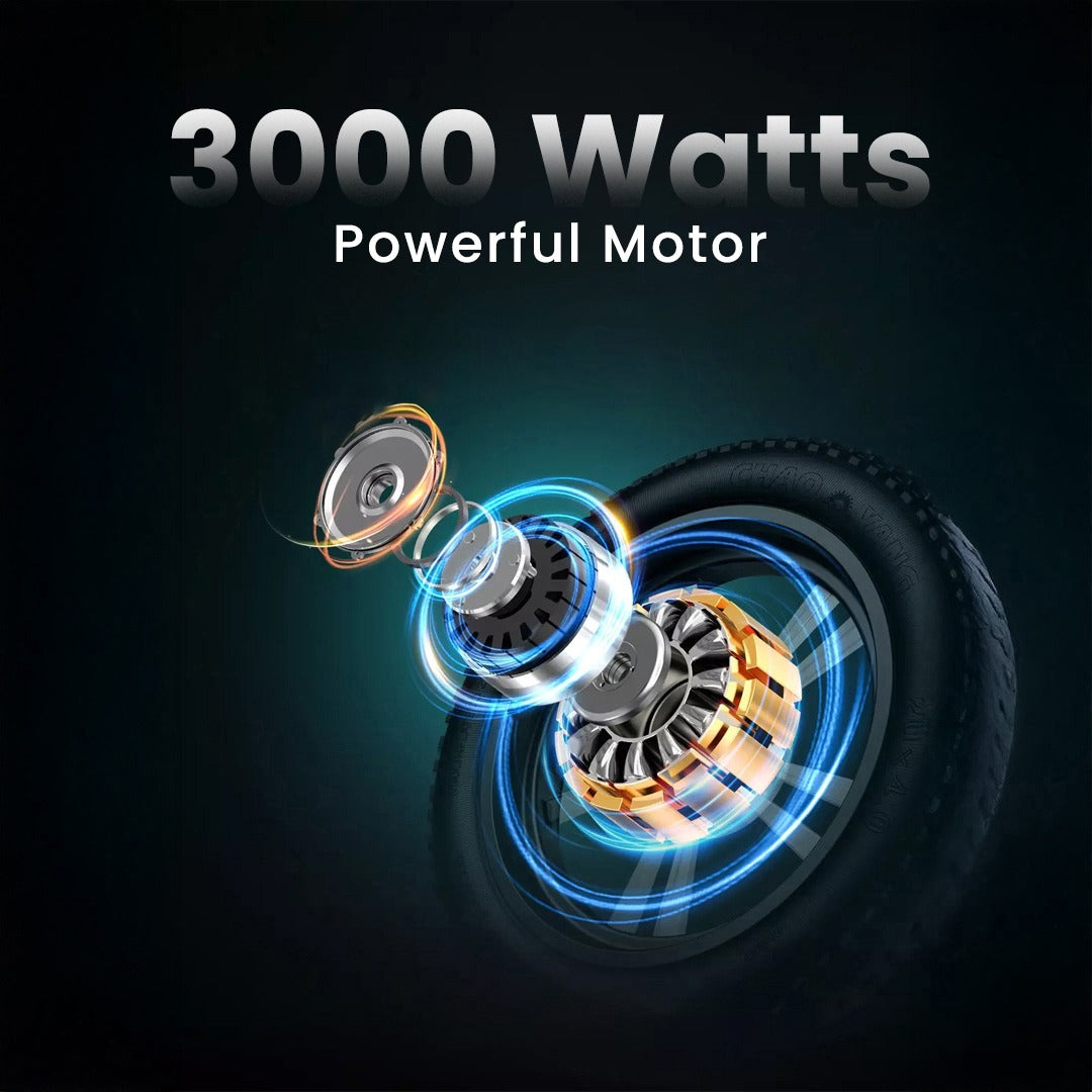 Motor with '3000 Watts Powerful Motor