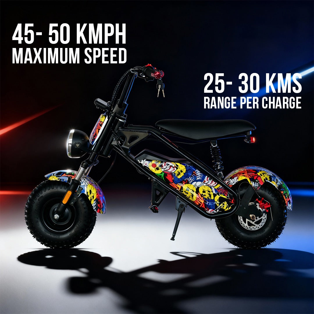 Ultra Bright LED Headlight of Smart Harley off Road Mini Scooter