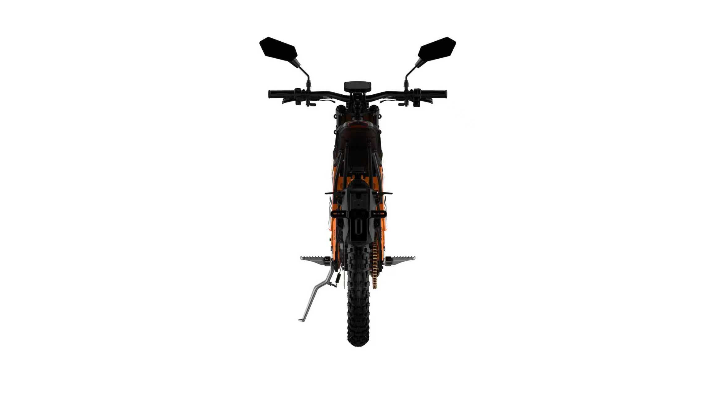 Back view of Kugoo Wish 04 Electric Dirt Bike for Adults