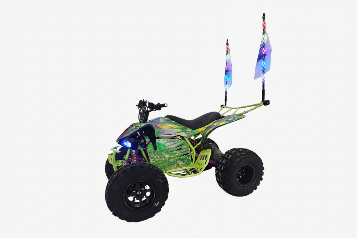 Colourful Electric ATV Atom Quad Bike with Wide Seat