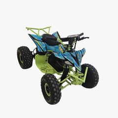 Green and Blue Nitron 48V 13Ah Electric ATV Power Off-Road Quad Bike model