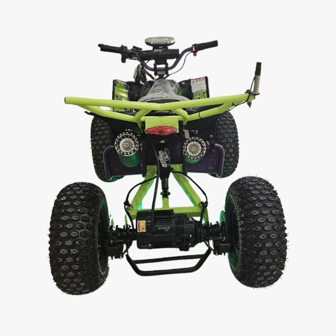 Green and black ATV Quad Bike
