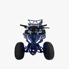 Blue and black ATV Quad Bike