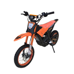 Orange Megawheels Vibe Electric Off Road Dirt Bike with Seat