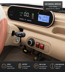 Megawheels Mini AC Car 4 Seater 60 v Electric EV AC Car