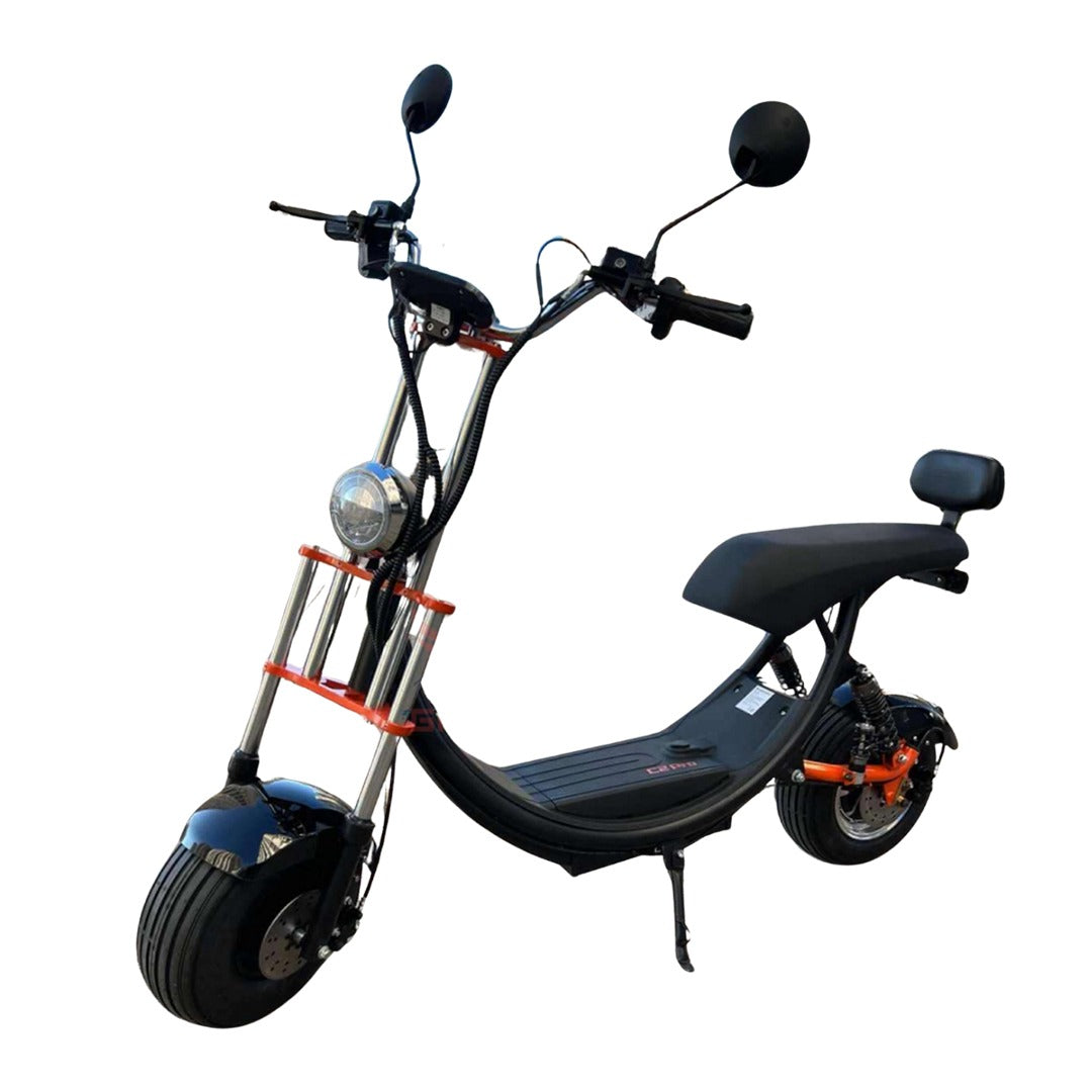 Kugoo Kirin C2 Pro Harley Electric Scooter – 1200W | 18.2Ah | 50 km/h with large front wheel 