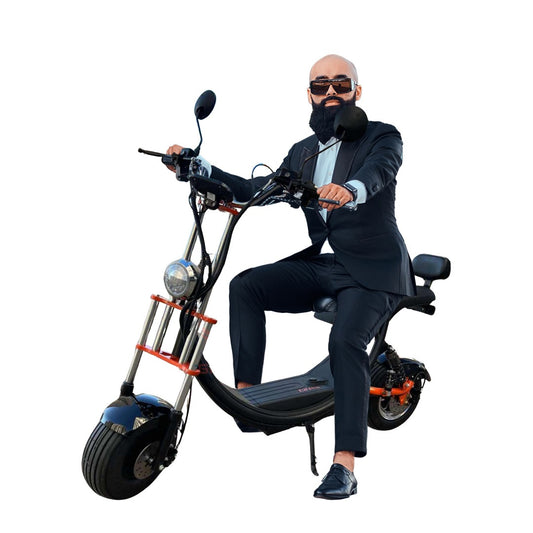 Kugoo Kirin C2 Pro Harley Electric Scooter – 1200W | 18.2Ah