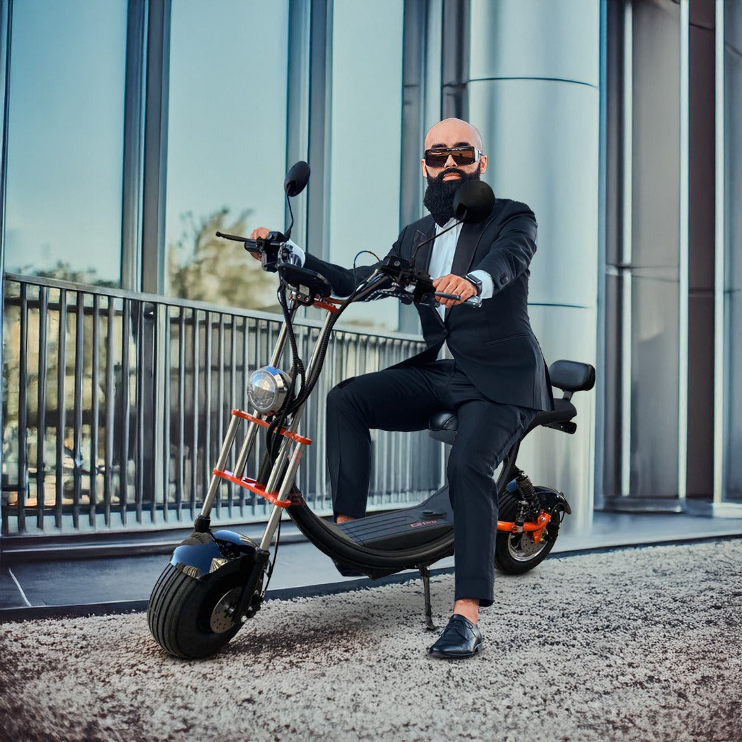 Kugoo Kirin C2 Pro Harley Electric Scooter – 1200W | 18.2Ah | 50 km/h