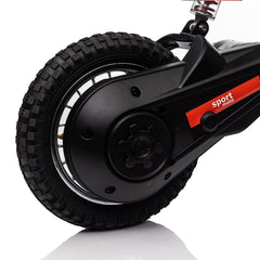 Megawheels RMX 24V Electric Kids Dirt Bike With Rubber Tyres & Leather Seat at Gulf Buggy