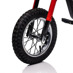 Megawheels RMX 24V Electric Kids Dirt Bike With Rubber Tyres & Leather Seat at Gulf Buggy