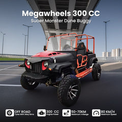 Megawheels 300 CC Suoer Monster Dune off roaad Buggy UTV 4 Seater Fully Automatic 4WD