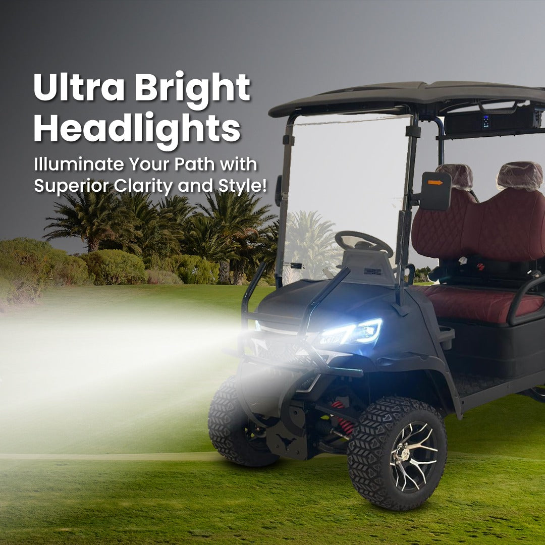 Megawheels VL Lifted Premium Golf Cart 2 Seaters With Utility Box by Gulf Buggy