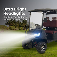 Megawheels VL Lifted Premium Golf Cart 2 Seaters With Utility Box by Gulf Buggy