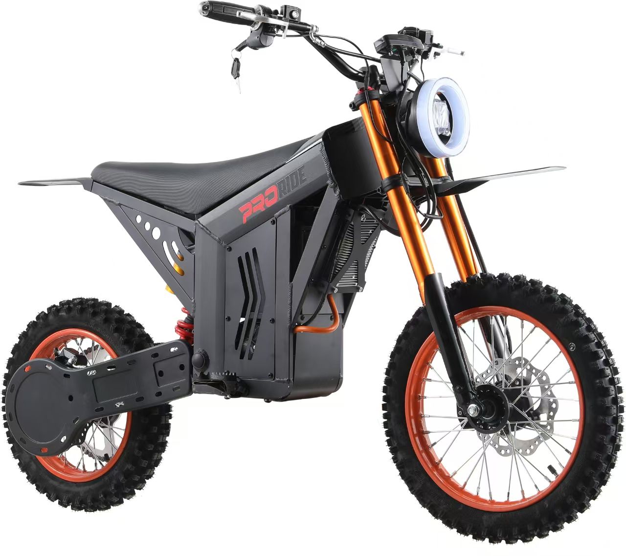 Electric bike with off-road tires