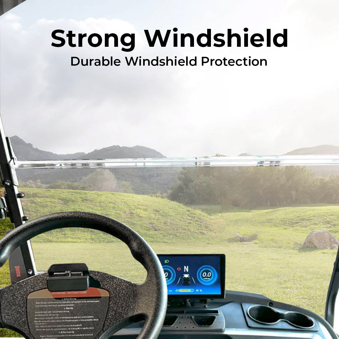 Golf Cart Strong Windshield Durable Windshield Protection