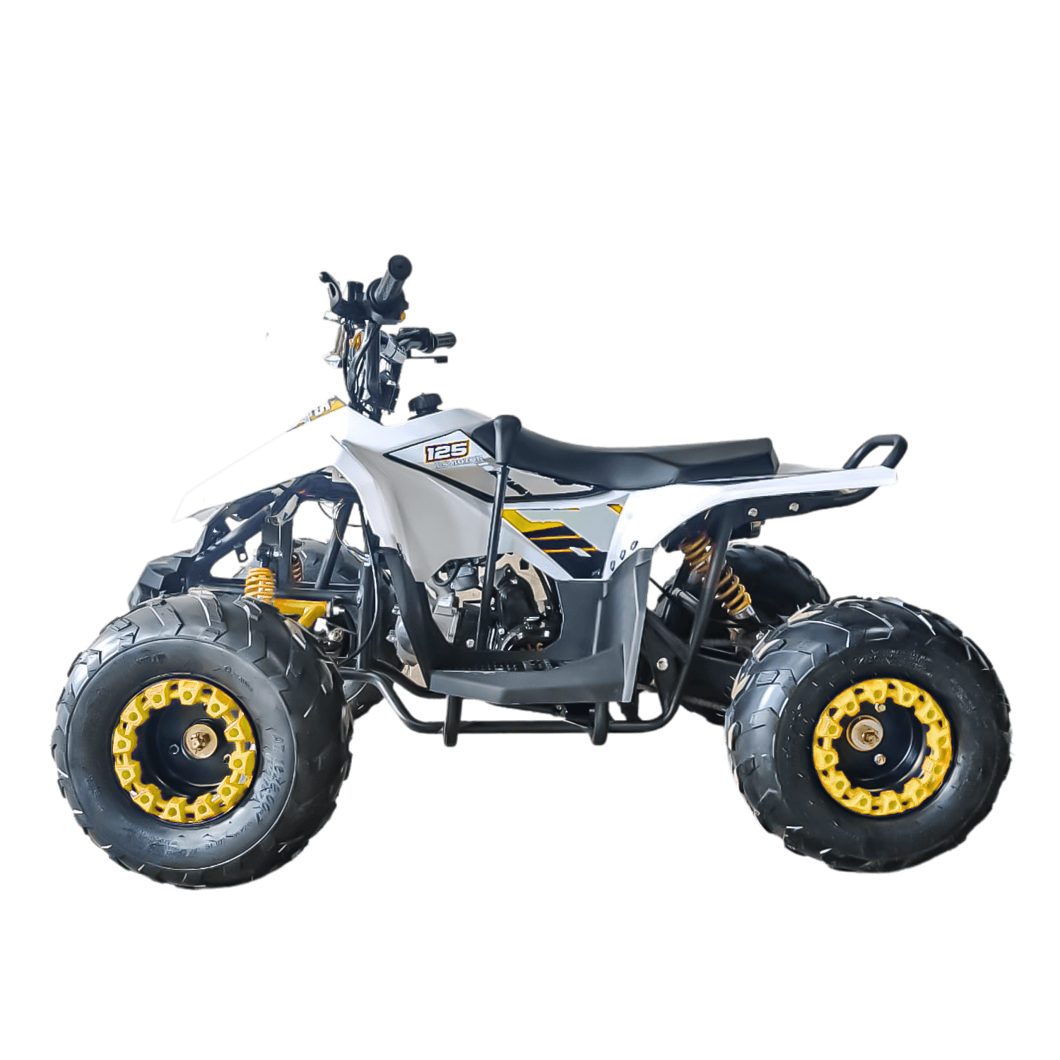 Megawheels 125 cc Atv Quad Bike - Yellow