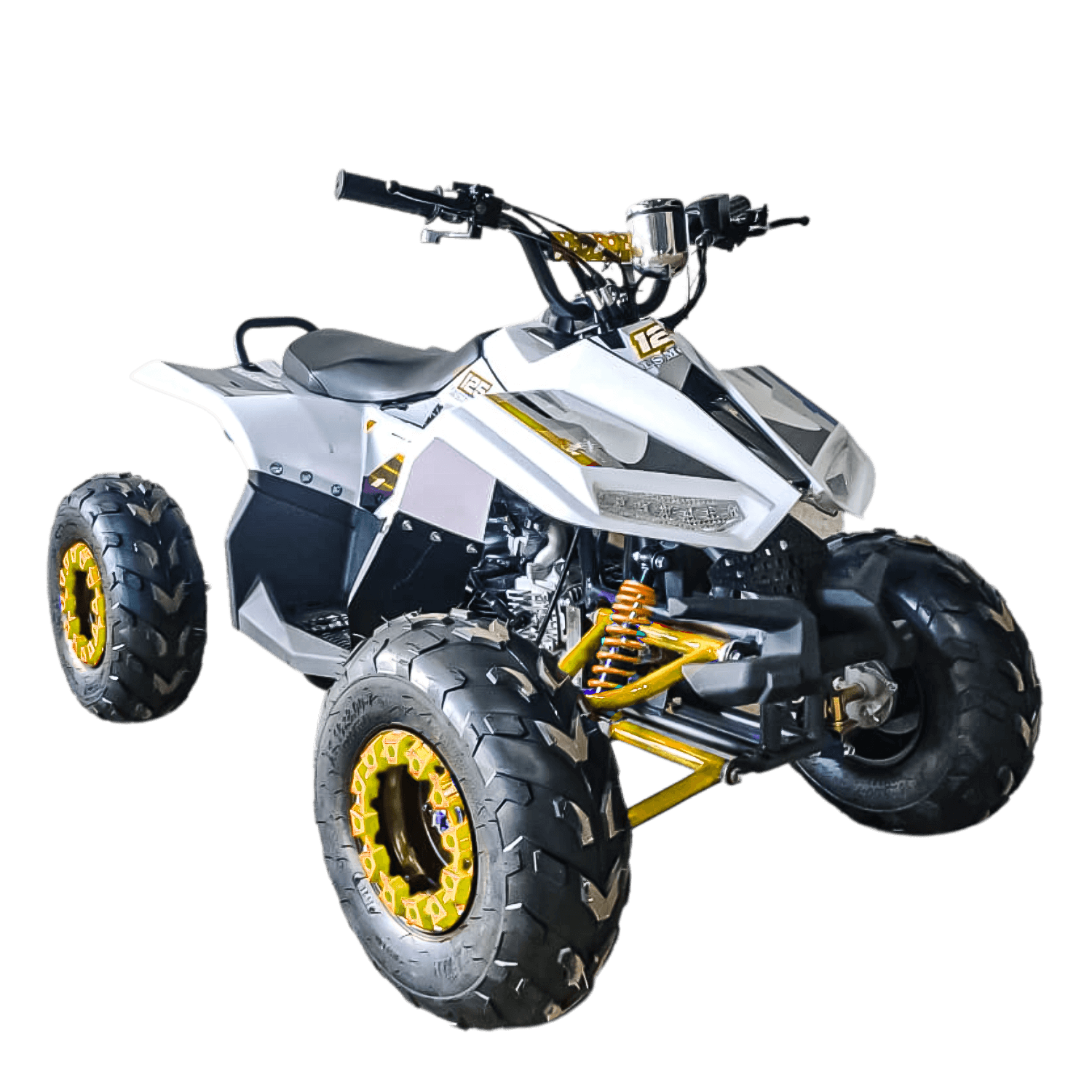Megawheels 125 cc Atv Quad Bike - Yellow