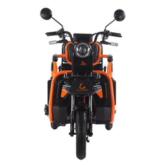 Kugoo  Hybrid 3-Wheel Electric cargo Tricycle with mirror