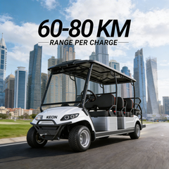 Keon Premium 6 Seater (4+2) Electric Golf Cart with Lithium Battery and exclusive warranties