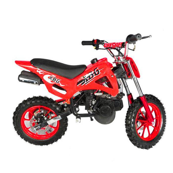 Red RAF Dirt Cross MINI 49 CC Pit Bike Off road - rafplay