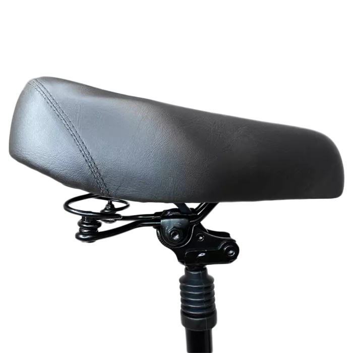 Bicycle seat with spring mechanism