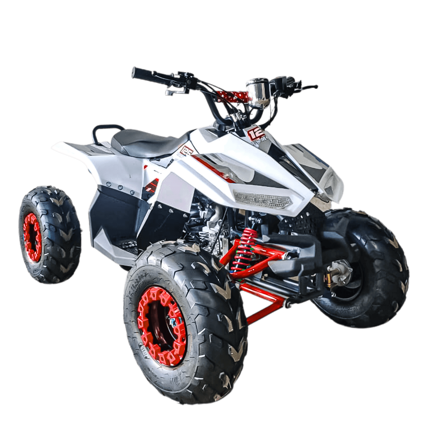 Megawheels 125 cc Atv Fully automatic Quad Bike - Red