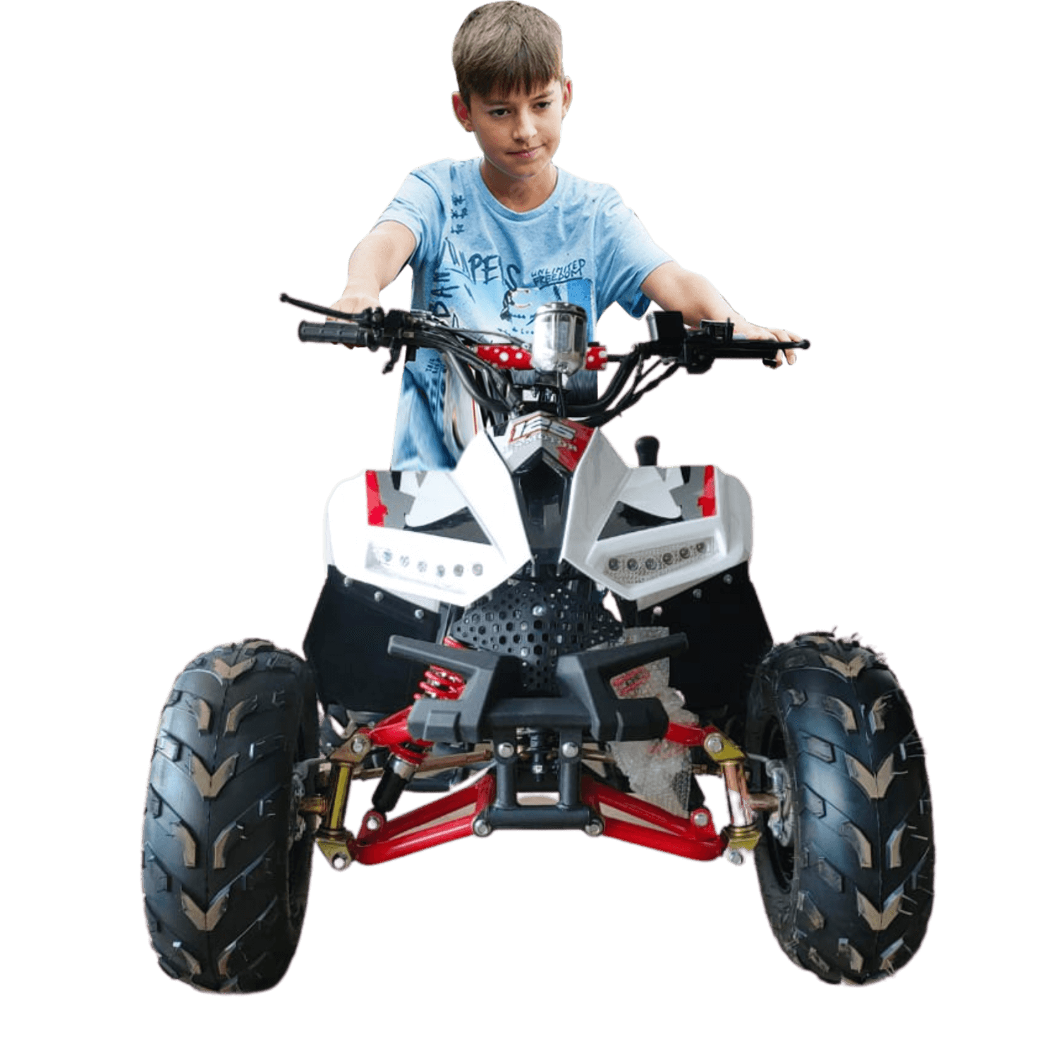Megawheels 125 cc Atv Fully automatic Quad Bike - Red