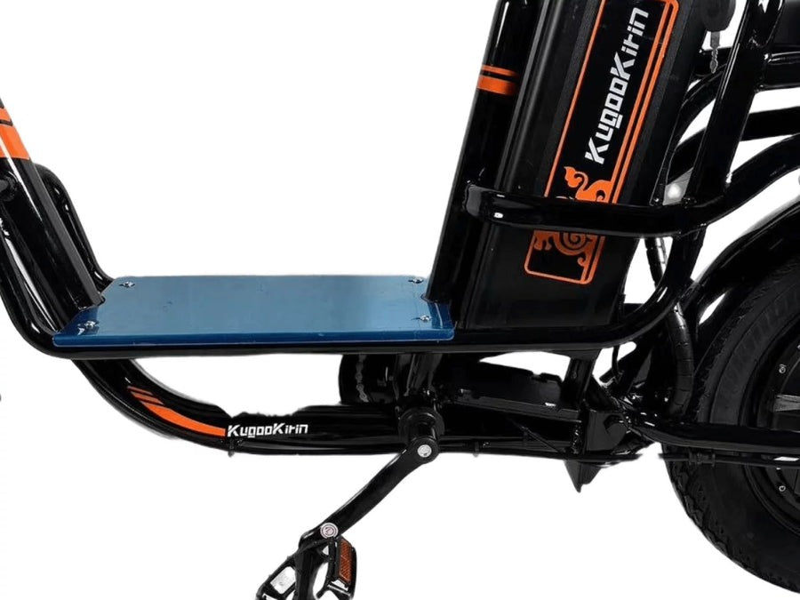 Kugoo Kirin V3 PRO Electric Delivery Scooter With Blue Platform