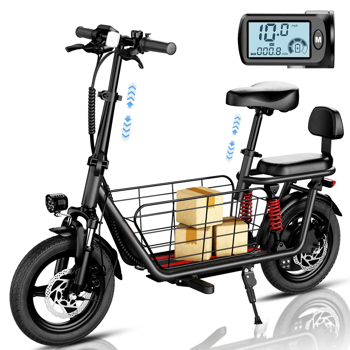 WindHorse C3 Electric Scooter  boxes in a trolly