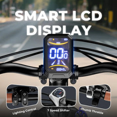 WindHorse F2 Electric Bike digital DIsplay